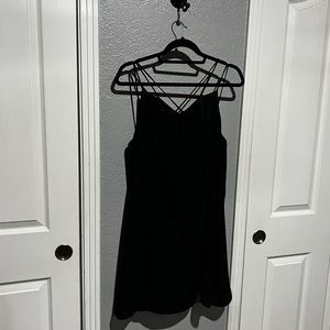 She & Sky Black Strappy Dress; NWT; Size Large